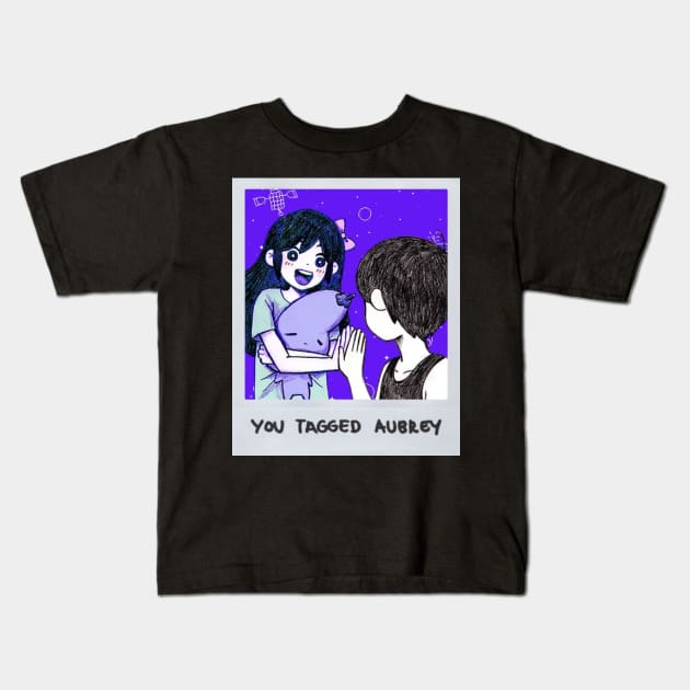 YOU TAGGED AUBREY Kids T-Shirt by marryslinter